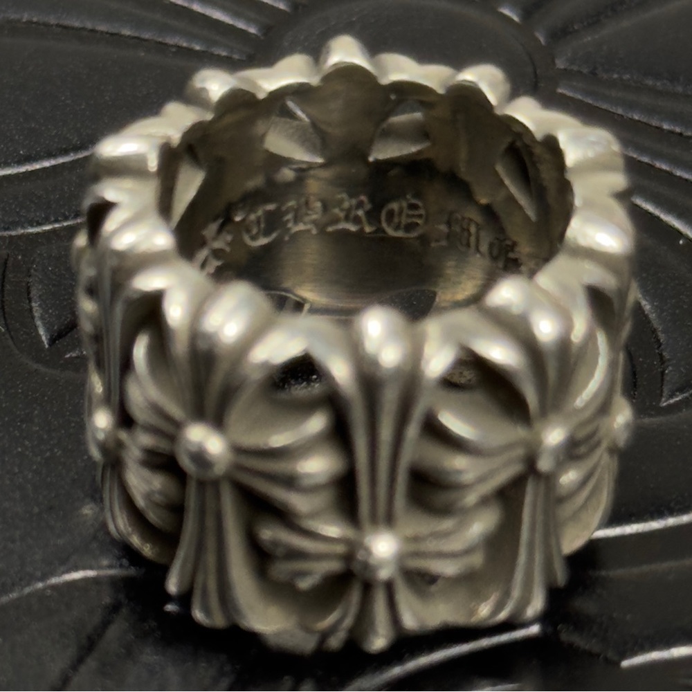 Chrome Hearts 925 Silver Cemetery Ring Size 7 US - Picture 7 of 11